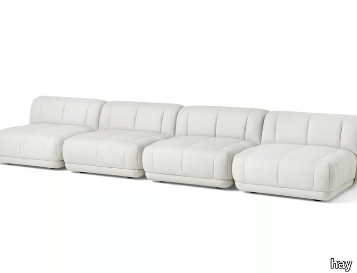 QUILTON COMBINATION 27 - Modular sectional fabric sofa _ Hay