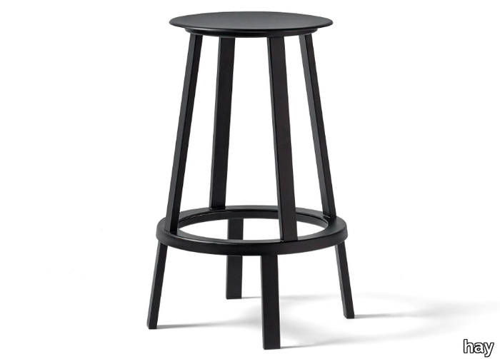 REVOLVER - Steel barstool _ Hay