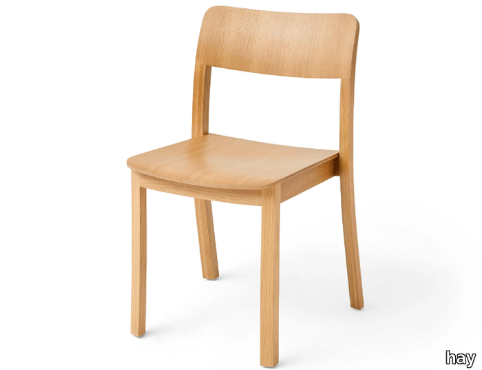 PASTIS - Stackable wooden chair _ Hay