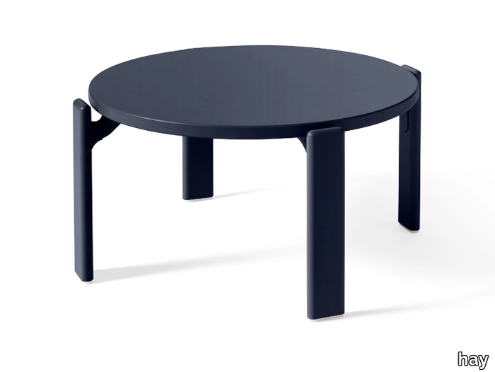 REY - Round beech coffee table _ Hay