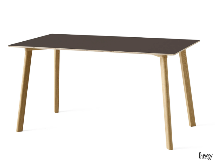 COPENHAGUE CPH DEUX 210 - Rectangular wooden table _ Hay