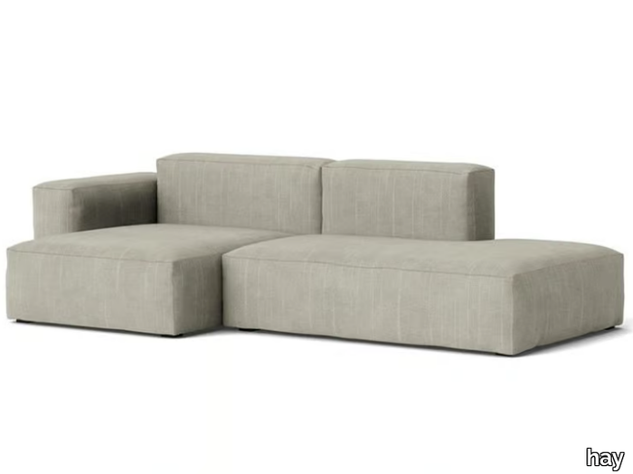 MAGS SOFT 2,5 SEATER COMBINATION 3 LOW - Contemporary style 2 seater 3 seater fabric sofa _ Hay