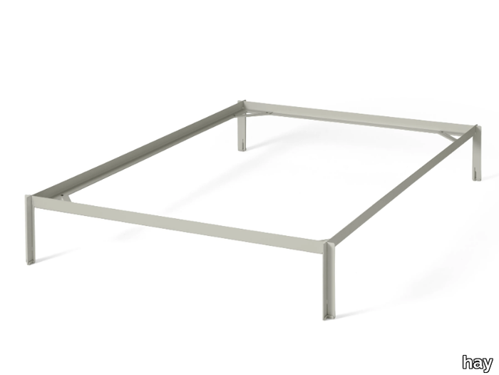 CONNECT BED - Steel single bed _ Hay