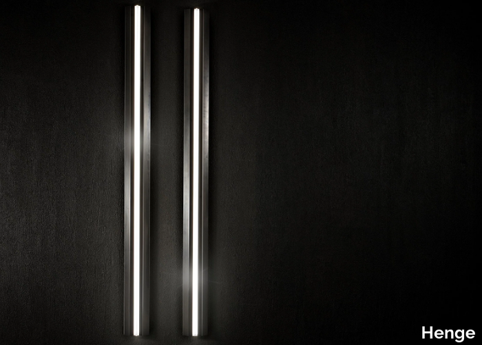 GLADIO - Dimmable titanium and Murano glass wall lamp _ Henge