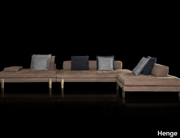 LAILAND - Sectional leather sofa _ Henge