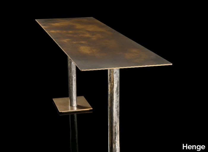 TWISTABLE - Rectangular plate console table _ Henge