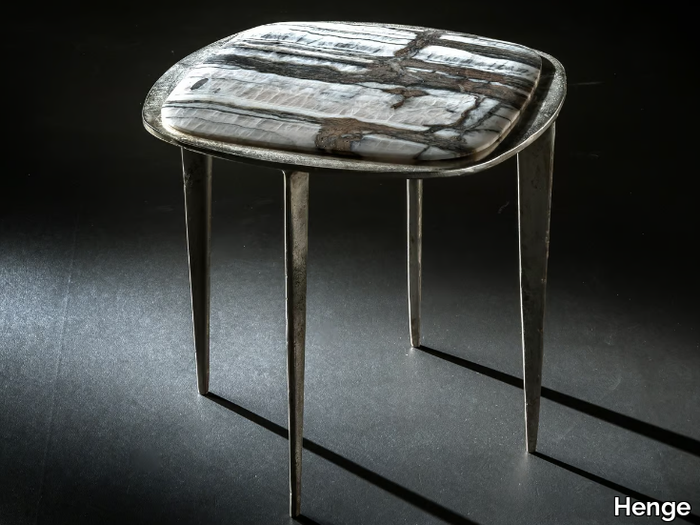 BIG BANG - Square natural stone coffee table _ Henge