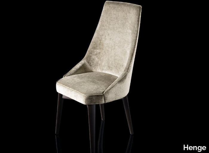 IS - A HIGH - High-back fabric chair with beech wood base _ Henge