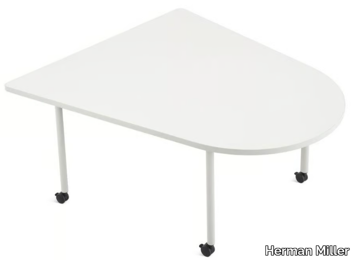 OE1 - Meeting table with electrical outlets with castors _ Herman Miller