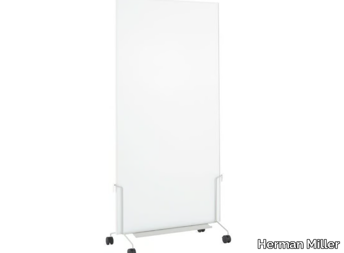 OE1 - Magnetic office whiteboard with castors _ Herman Miller