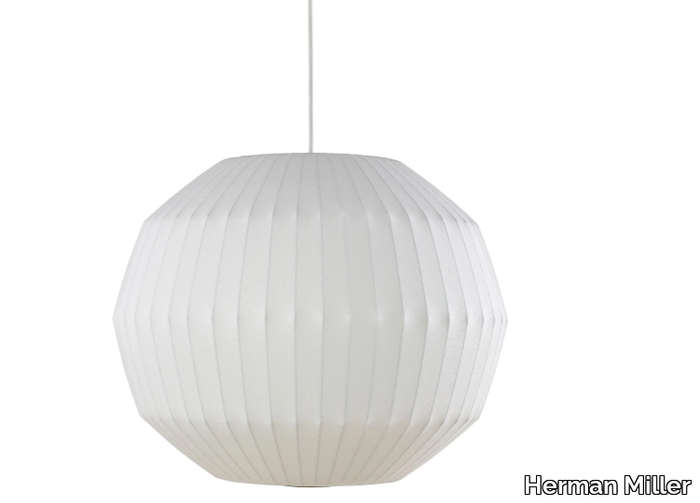 NELSON ANGLED SPHERE BUBBLE - Polymer pendant lamp _ Herman Miller