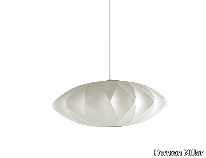 NELSON SAUCER CRISSCROSS BUBBLE - Polymer pendant lamp _ Herman Miller