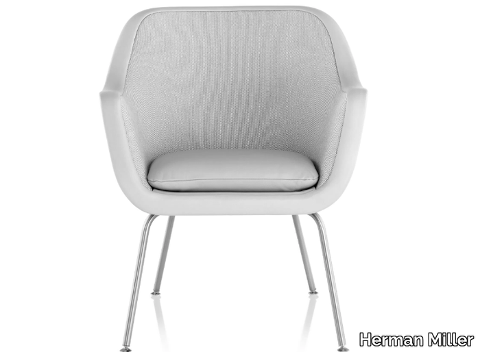 BUMPER - Upholstered chair with armrests _ Herman Miller