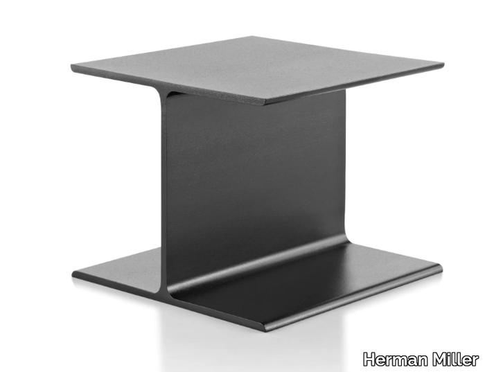 I BEAM - Square aluminium coffee table _ Herman Miller