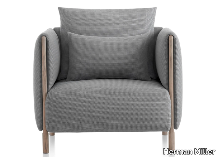 COLOURFORM - Fabric armchair with armrests _ Herman Miller