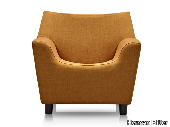 SWOOP - Upholstered fabric armchair with armrests _ Herman Miller