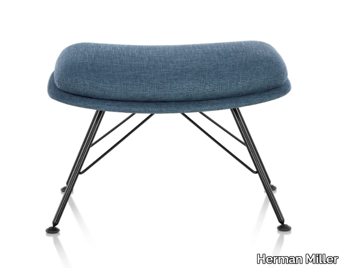 STRIAD - Upholstered fabric footstool _ Herman Miller