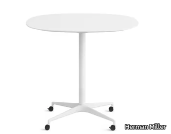 CIVIC - Oval table with castors _ Herman Miller