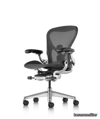 Aeron Graphite/Polished Office Chair