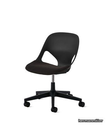 Zeph Black/Black Armless Chair