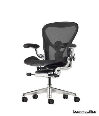 Aeron Onyx/Polished Office Chair