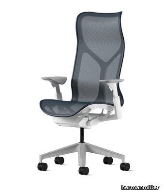 Cosm White/Nightfall High Back Office Chair