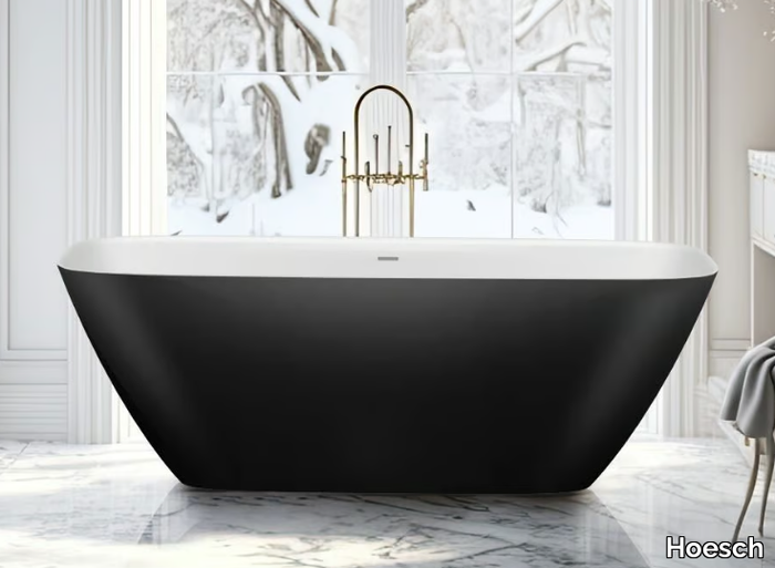 LASENIA - Freestanding oval Solique bathtub _ Hoesch