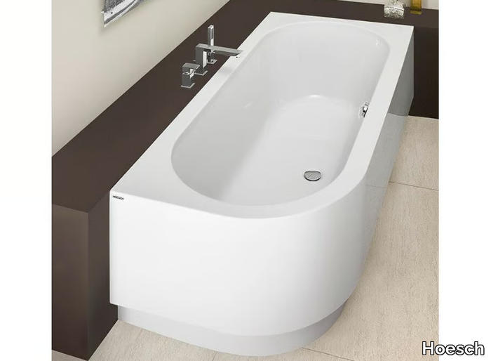 HAPPY D. - Corner acrylic bathtub _ Hoesch