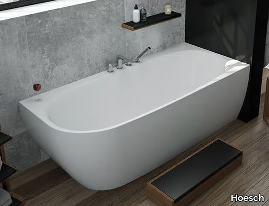 ISENSI - Corner acrylic bathtub _ Hoesch