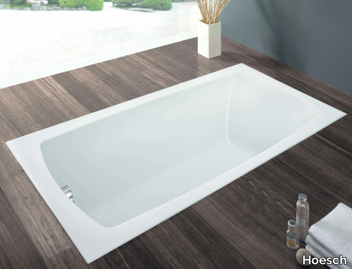 LARGO - Built-in rectangular acrylic bathtub _ Hoesch