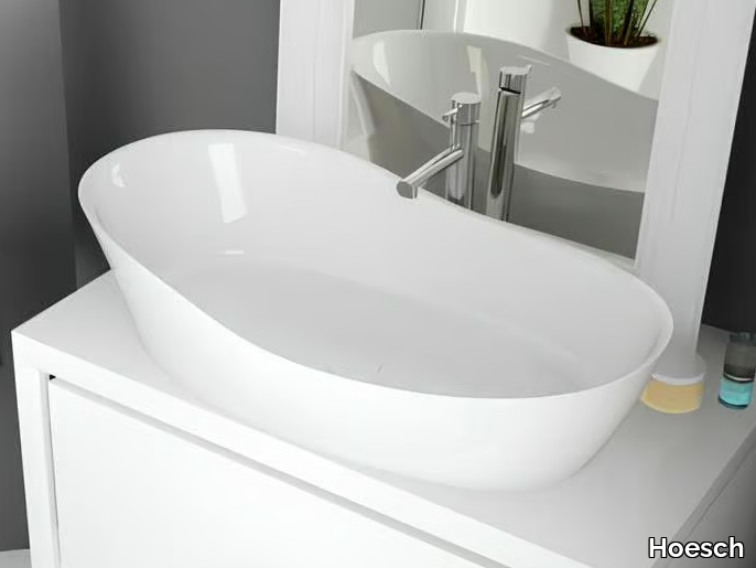 NAMUR LOUNGE - Countertop oval Solique washbasin _ Hoesch