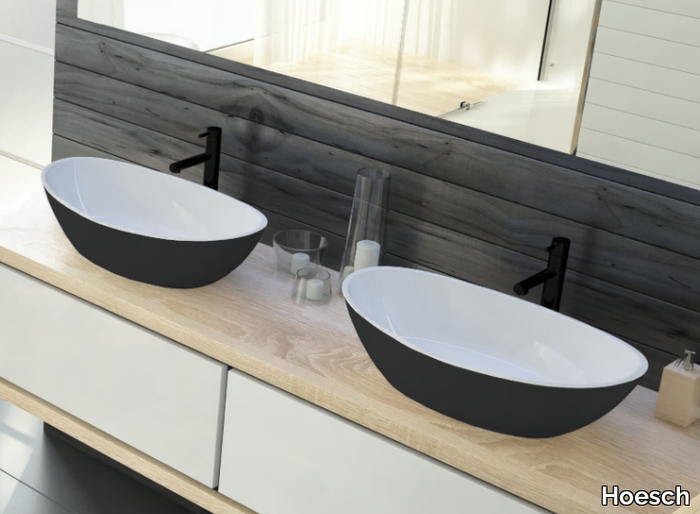 NAMUR - Oval countertop Solique washbasin _ Hoesch