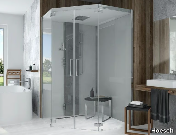 SENSEPERIENCE - Pentagonal steam shower cabin _ Hoesch