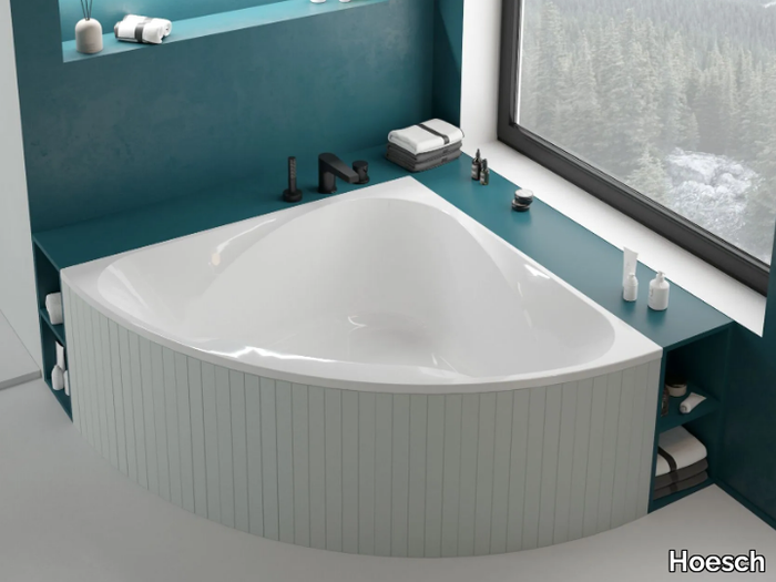 SPECTRA - Corner 2 seater acrylic bathtub _ Hoesch