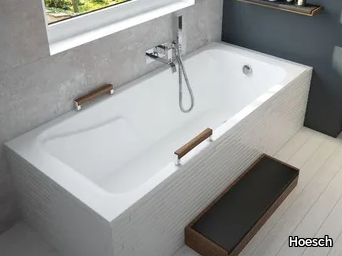 MILA - Rectangular corner acrylic bathtub _ Hoesch