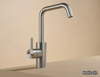 ARCHIEFLAG AF014 - Single handle stainless steel washbasin mixer _ Hotbath