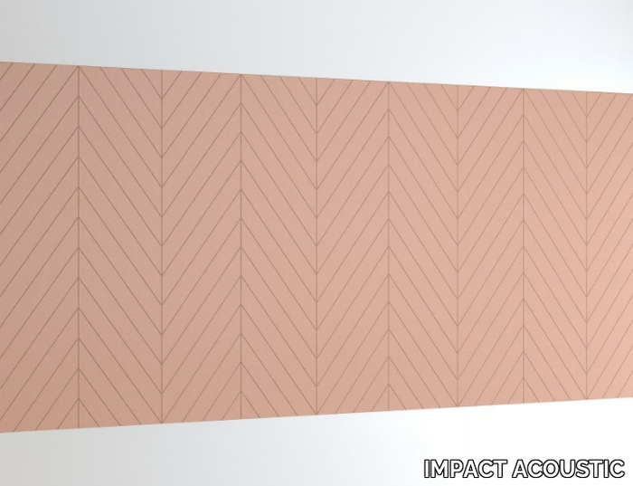 FISHBONE - Recycled plastic Acoustic wall panel _ IMPACT ACOUSTIC®