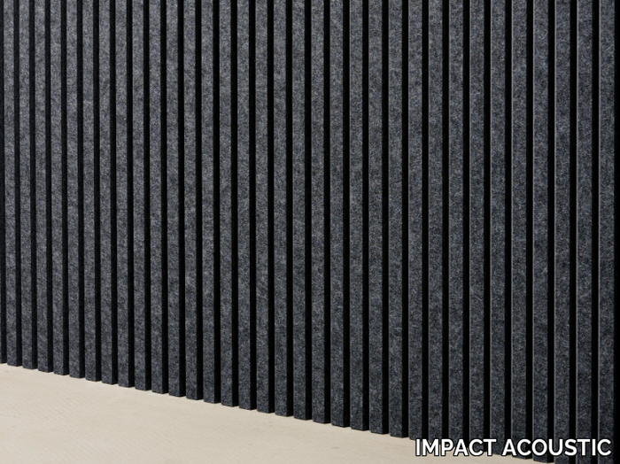 VERTIGO WALL COVERING - Recycled plastic Acoustic wall panel _ IMPACT ACOUSTIC®