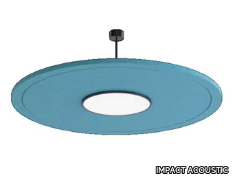 CIRC - Acoustic recycled plastic pendant lamp _ IMPACT ACOUSTIC®