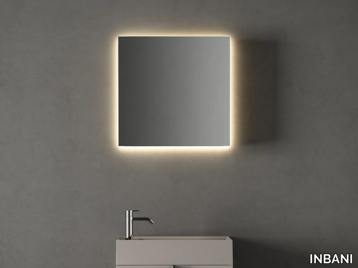 PARAL - Wall-mounted mirror with integrated lighting _ INBANI