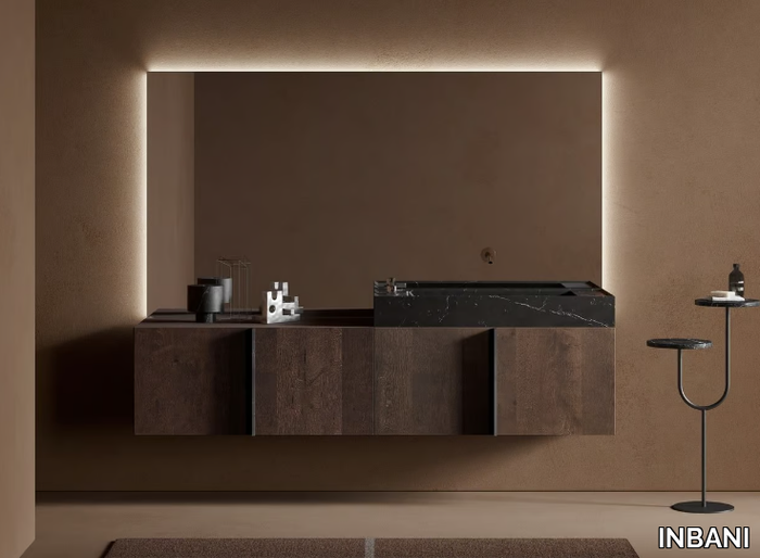 PARAL - Sectional wooden vanity unit _ INBANI