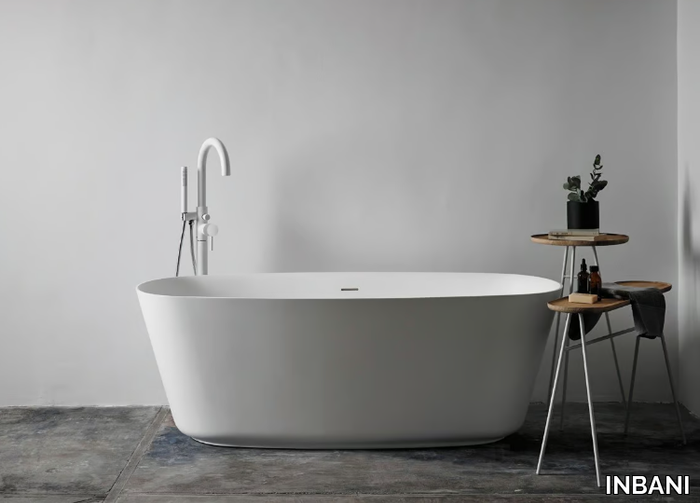 VESTA - Freestanding Solid Surface bathtub _ INBANI