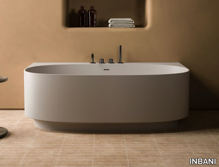 ARC160 - Oval Topsolid bathtub _ INBANI