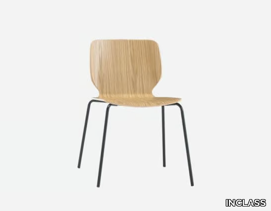 NIM - Stackable wood veneer chair _ INCLASS