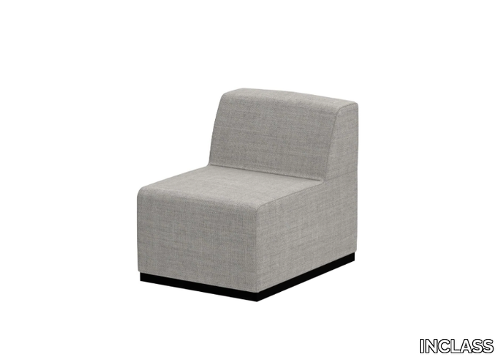 PAU - Upholstered modular fabric guest chair _ INCLASS