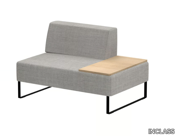 TETRIS - Sectional sled base fabric armchair _ INCLASS