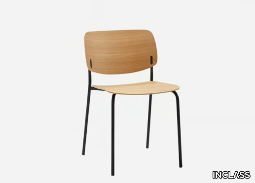 ARYN WOOD - Stackable oak chair _ INCLASS