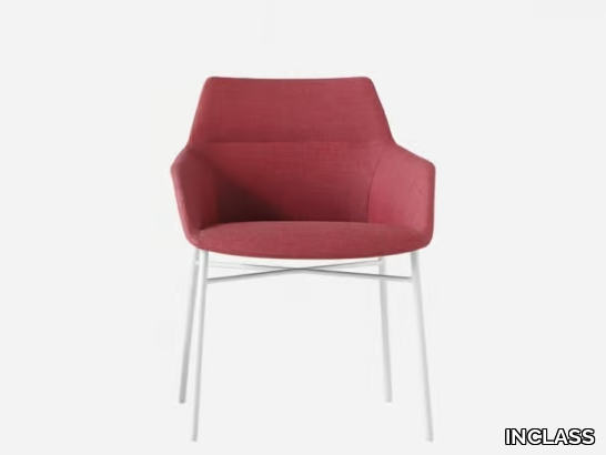 DUNAS XS - Fabric chair with armrests _ INCLASS