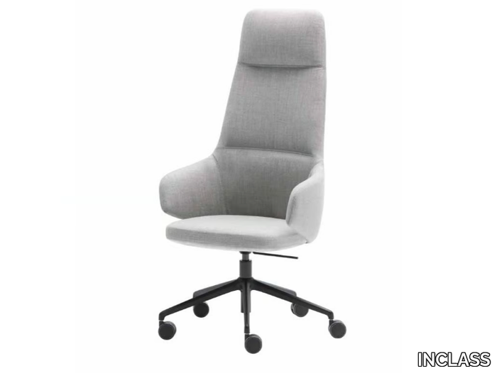 BINAR EXECUTIVE - Height-adjustable fabric executive chair with castors _ INCLASS