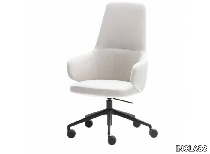 BINAR EXECUTIVE - Height-adjustable fabric office chair with castors _ INCLASS